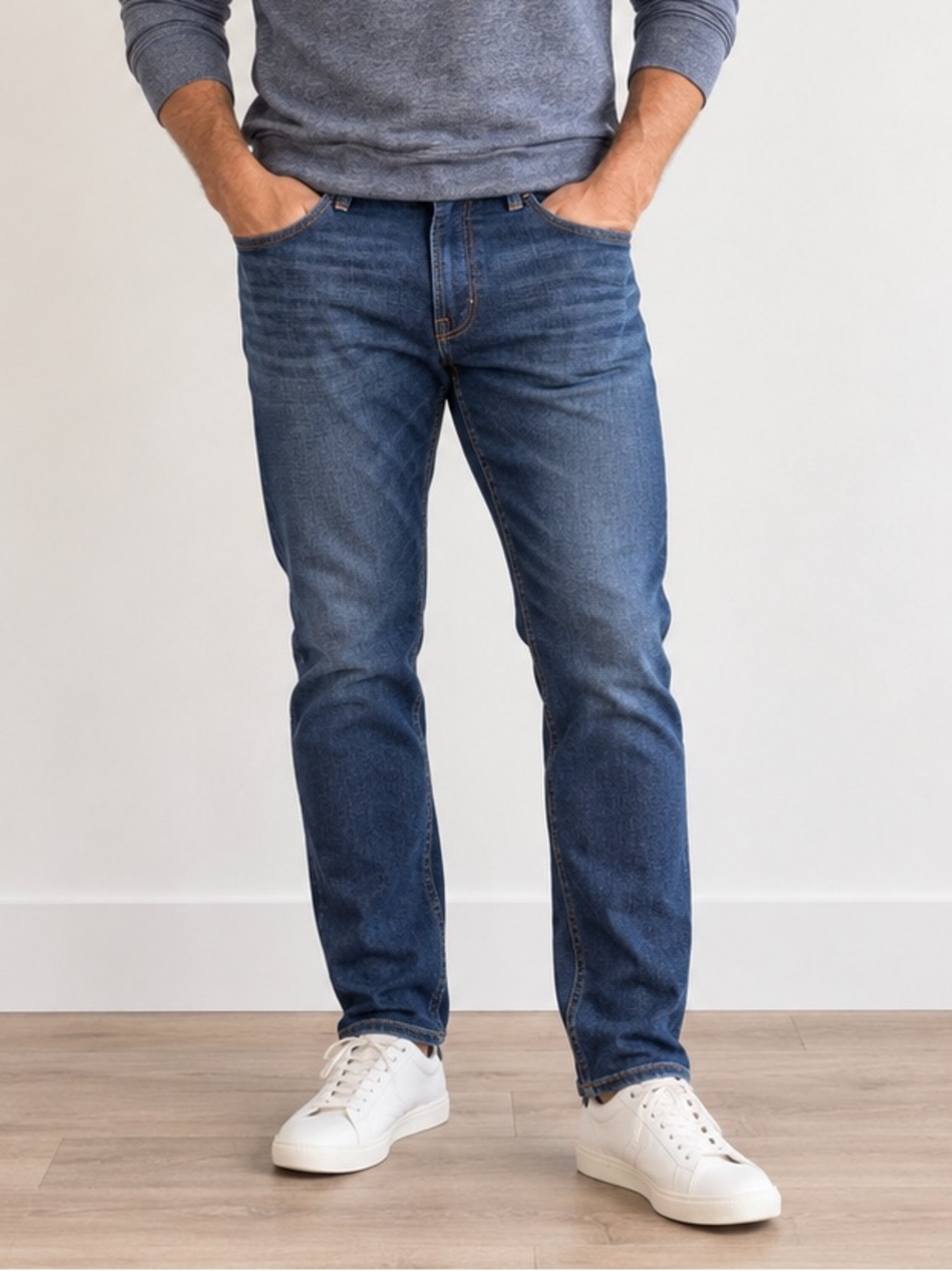 Old Navy Men’s Slim Jeans 32x34 360 Stretch Dark Wash Like New